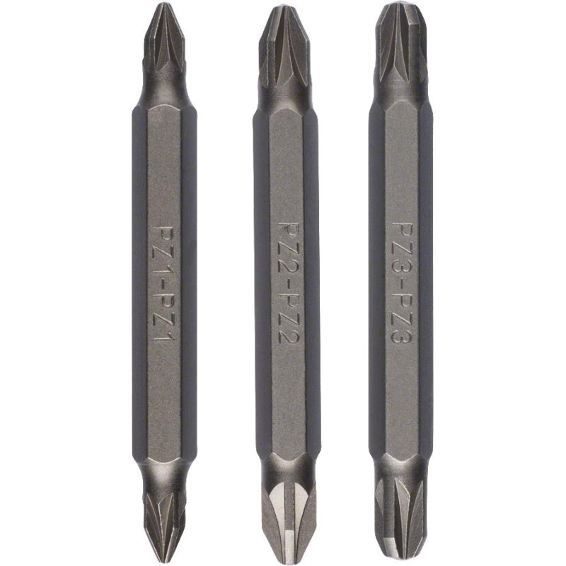 Біти Bosch двосторонні PZ/PZ, 60мм, 3шт