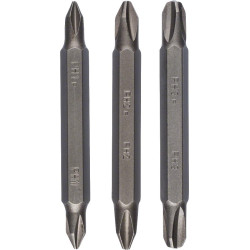 Біти двосторонні Bosch PH/PH 1/2/3, 60мм, 3шт