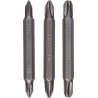 Біти двосторонні Bosch PH/PH 1/2/3, 60мм, 3шт