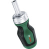 Викрутка Bosch з тріскачкою, 6 насадок, руків'я TPR (PZ1,PZ2,PH2,SL4,TX25,HEX5), 111мм, сталь CrV