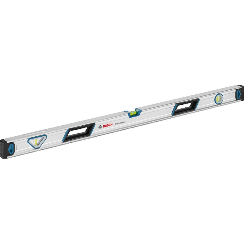 Рівень Bosch Professional 120см, 3 капсули, алюмінієвий корпус, отвори для руки