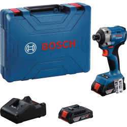 Гвинтоверт ударний акумуляторний Bosch Professional GDR 18V-215 18В АКБ 2х2А·год 3800об/хв 215Нм M6-M16 ЗП GAL18V-20 кейс 1
