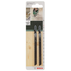 Полотно пиляльне для електролобзика HSC Bosch по дереву, T 301 CD, 3х116мм, 2шт