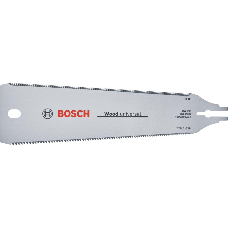 Полотно пиляльне по дереву Bosch Ryoba, SK5, 17TPI, 250мм