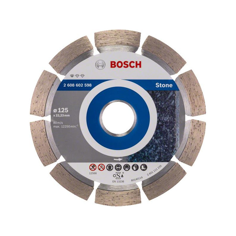 Диск алмазний Bosch Professional Standard for Stone, 125х22.23мм
