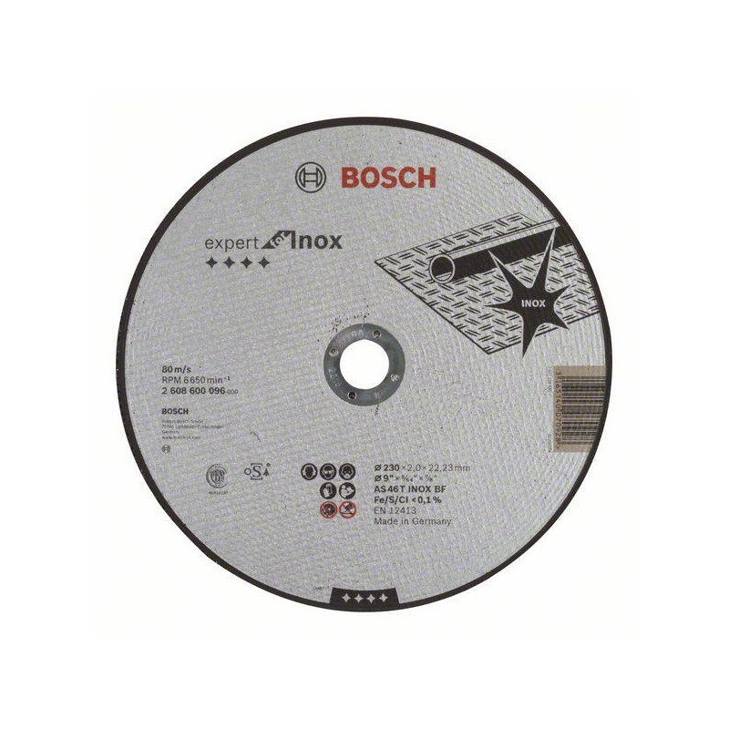 Диск відрізний Bosch Professional Expert for Inox, 230х22.23мм