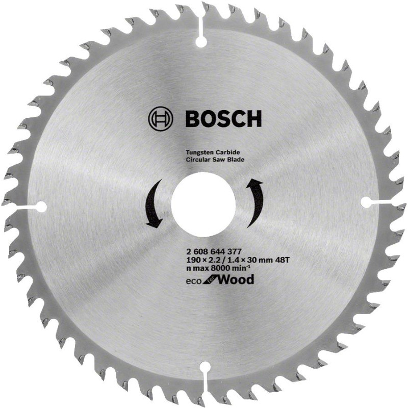 Диск пиляльний Bosch Professional Eco for Wood 190x2.2x30-48T