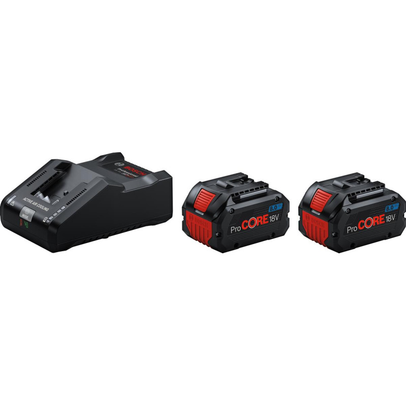 Набір акумулятора та зарядного пристрою Bosch Professional ProCore 18В 2х18В 8А·год ЗП GAL 18В-160"