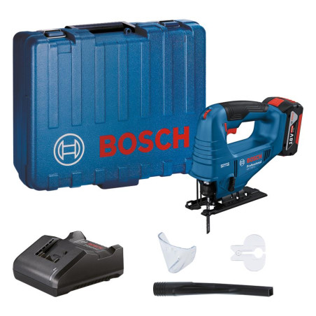 Лобзик акумуляторний Bosch Professional GST 183-LI безщітковий 18В 1х4А·год 0-3300об/хв хід 20мм 1.6кг кейс