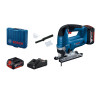 Лобзик акумуляторний Bosch Professional GST 185-LI 18В 2х4А·год 3500об/хв хід 26мм 2кг кейс