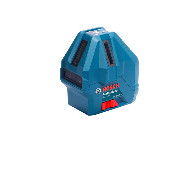 Нiвелiр лазерний Bosch Professional GLL 5-50X, до 50м, ±0.2мм/м, 3 проміня, сумка, перехiдник до штативу