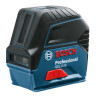 Нівелір лазерний Bosch Professional GCL 2-15, до 15м, ±0.3мм/м, + RM1, 0.5кг