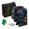 Нівелір лазерний Bosch Professional GCL 2-50 G, до 15м, ±0.3мм/м, з тримачем RM 10, чохлом, мішенню, 0.58кг