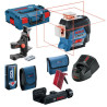 Нівелір лазерний акумуляторний Bosch Professional GLL 3-80 C, 12В, акб 2А·год, до 24м/120м, ±0,2мм/м, +LR7 +BM1, L-Box