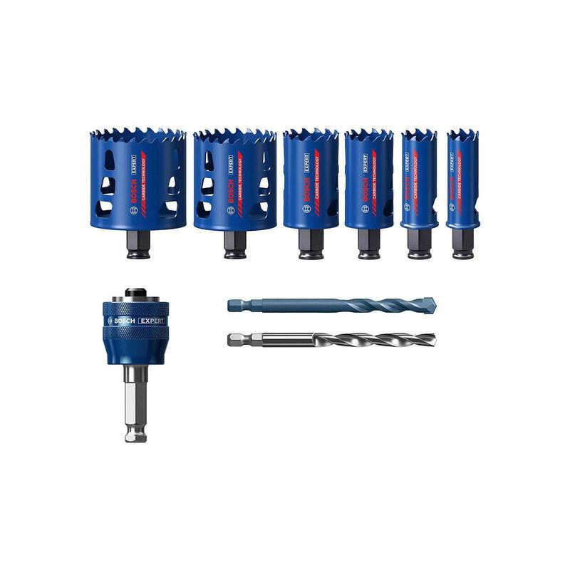 Коронки для роботи з міцними матеріалами Bosch Professional Tough Material, 22-68мм, 9шт