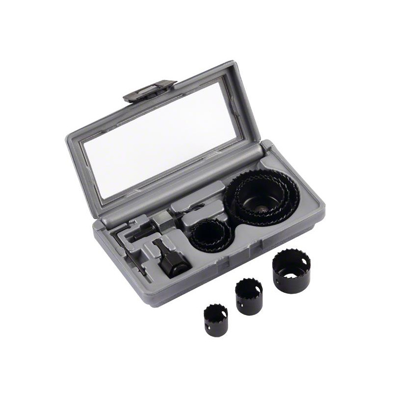 Коронки по дереву Bosch Professional 11 предметів, 22,25,29,35,38,44,51, 68мм, 2 адаптери, кейс