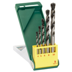 Набір свердел по бетону Bosch Professional, 4-10мм, кейс, 5шт