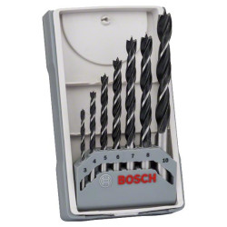 Набір свердел по дереву Bosch Professional X-Pro Line, 3-10мм, кейс, 7шт