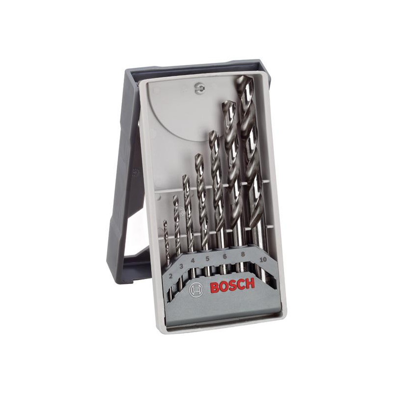 Набір свердел по металу Bosch Professional HSS-GMiniX-Line, 2-10мм, кейс, 7шт