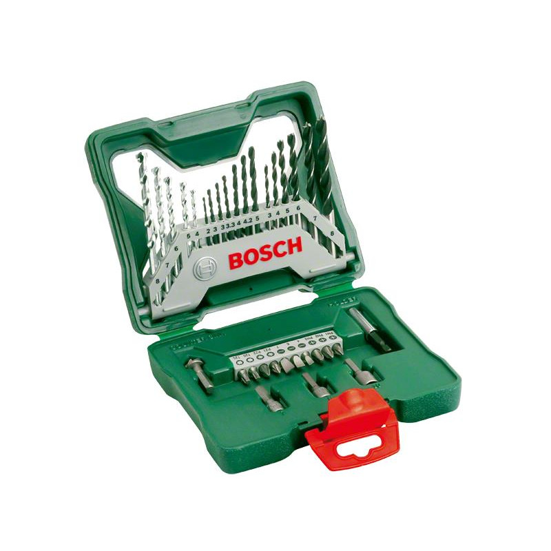 Набір свердел та біт Bosch Professional X-Line, кейс, 33шт