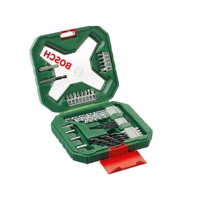 Набір свердел та біт Bosch Professional X-Line, кейс, 34шт