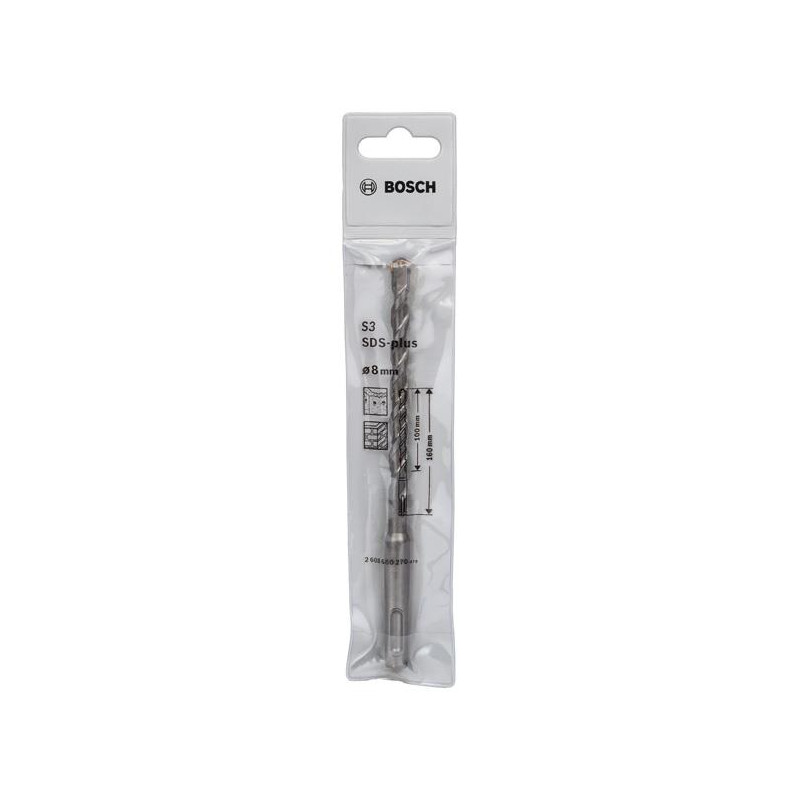 Свердло по бетону Bosch Professional SDS-Plus, 8x100x160мм