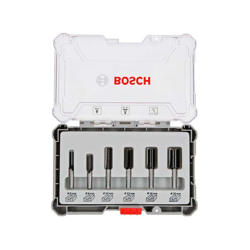 Набір пазових фрез Bosch Professional 8мм 6шт