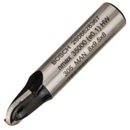 Фреза галтельна Bosch Professional Std S8 R4 D8 L9.2