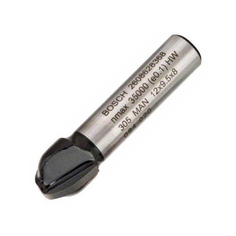 Фреза галтельна Bosch Professional Std S8 R6 D12 L9.2