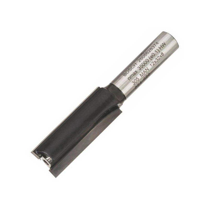 Фреза пазова Bosch Professional з двома лезами Std S8 D12 L32
