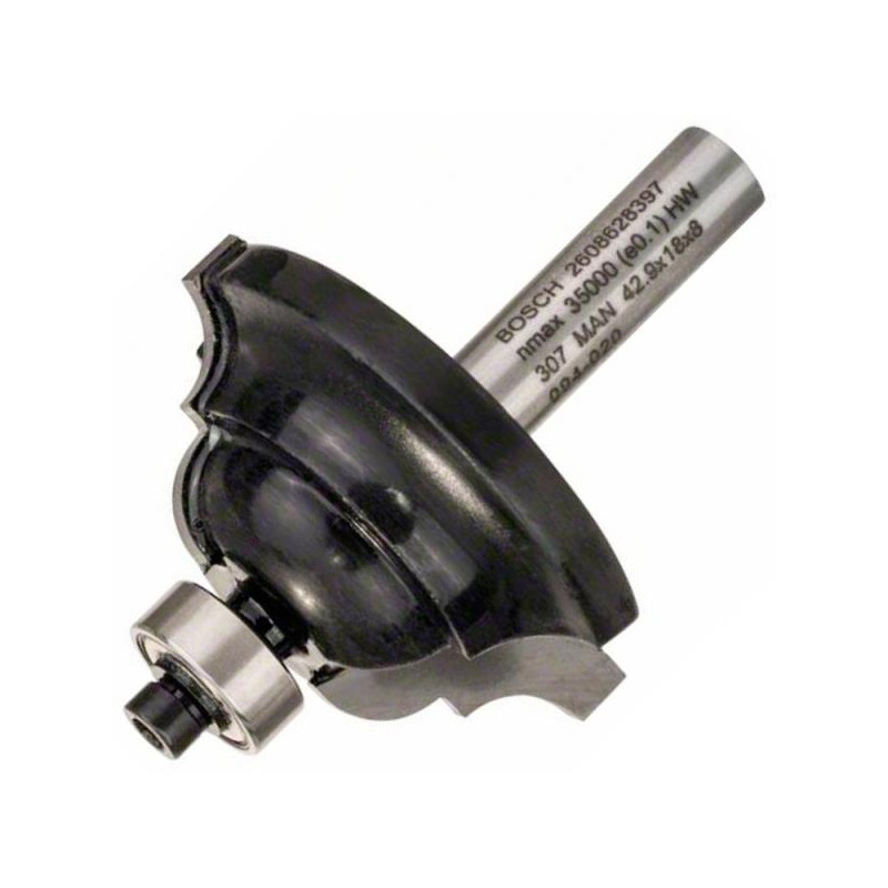 Фреза профільна D Bosch Professional Std S8 R6.3 B15 L18