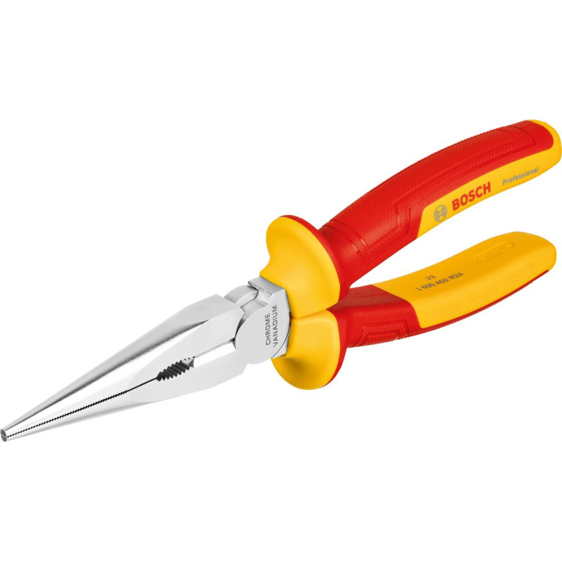 Плоскогубці з довгим носом прямі Bosch Professional, VDE 200мм