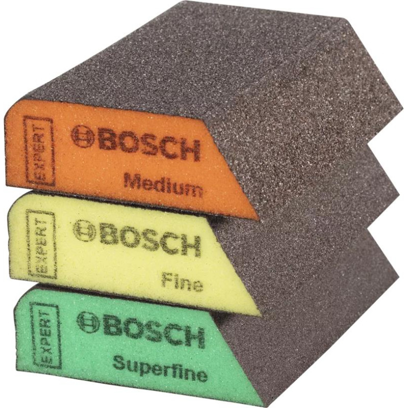 Губки шліфувальні Bosch Professional EXPERT S470 Combi 69х97х26мм M F SF 3шт