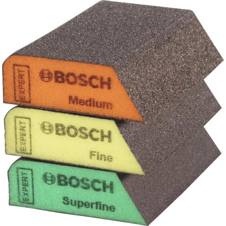 Губки шліфувальні Bosch Professional EXPERT S470 Combi 69х97х26мм M F SF 3шт