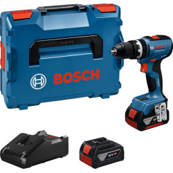 Шурупокрут-дриль акумуляторний Bosch Professional GSB 18V-65 18В 2х5А·год 31·65Нм 0-2100об/хв ЗП GAL18V-40 кейс 1.12кг