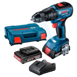 Шурупокрут-дриль ударний акумуляторний Bosch Professional GSB 18 V-50 18V2х2.0А·год 28·50Нм 460-1800об/хв 1.1кг кейс L