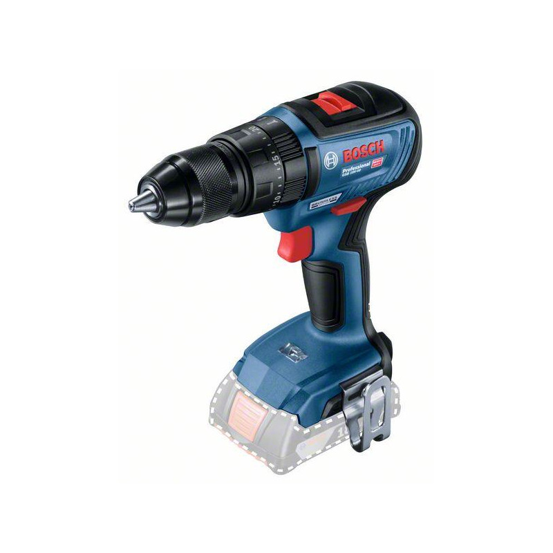 Шурупокрут-дриль ударний акумуляторний Bosch Professional GSB 18 V-50 18В 28·50Нм 0-460-1800об/хв 1.1кг без АКБ та ЗП