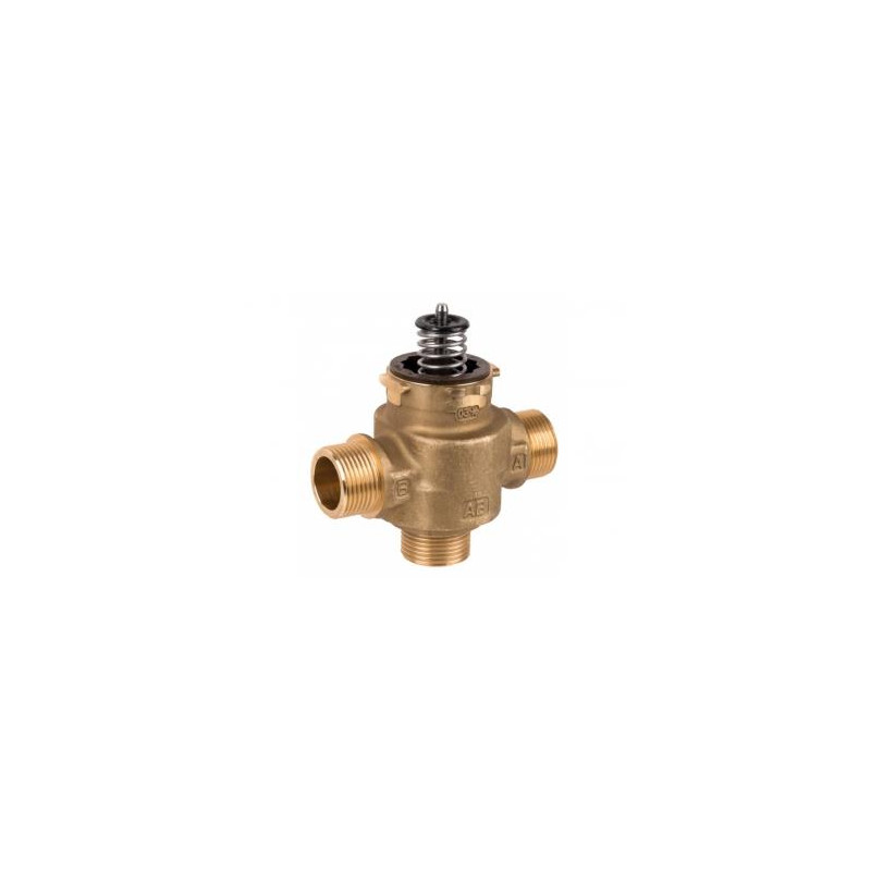 Клапан триходовий Honeywell VC 1' 20 бар Kv7,7м.куб/год різьблення зовнішнє